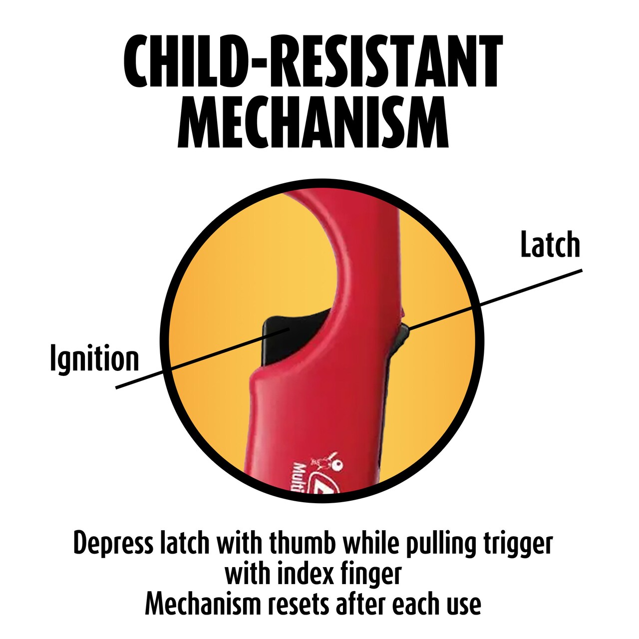 BIC Multi-Purpose Lighters, Ideal for Candle and Fireplace Lighting, Assorted Colors, 4 Pack (Colors May Vary)